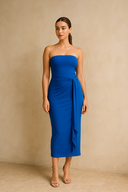 River Dress – Royal Blue Maxi
